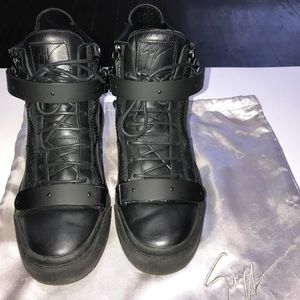 Authentic Giuseppe Zanotti Leather Sneakers SZ 44